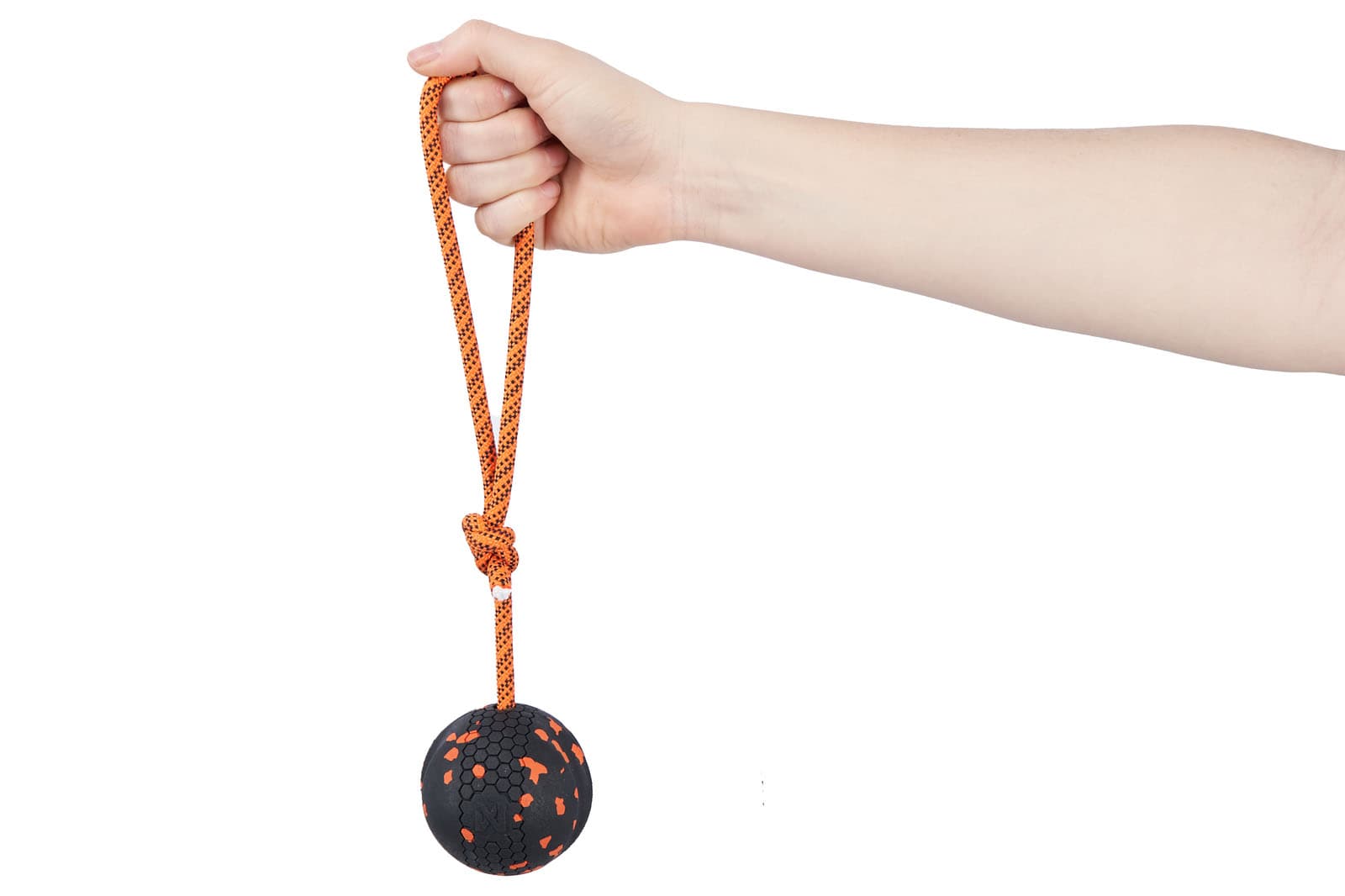 Dog ball on rope