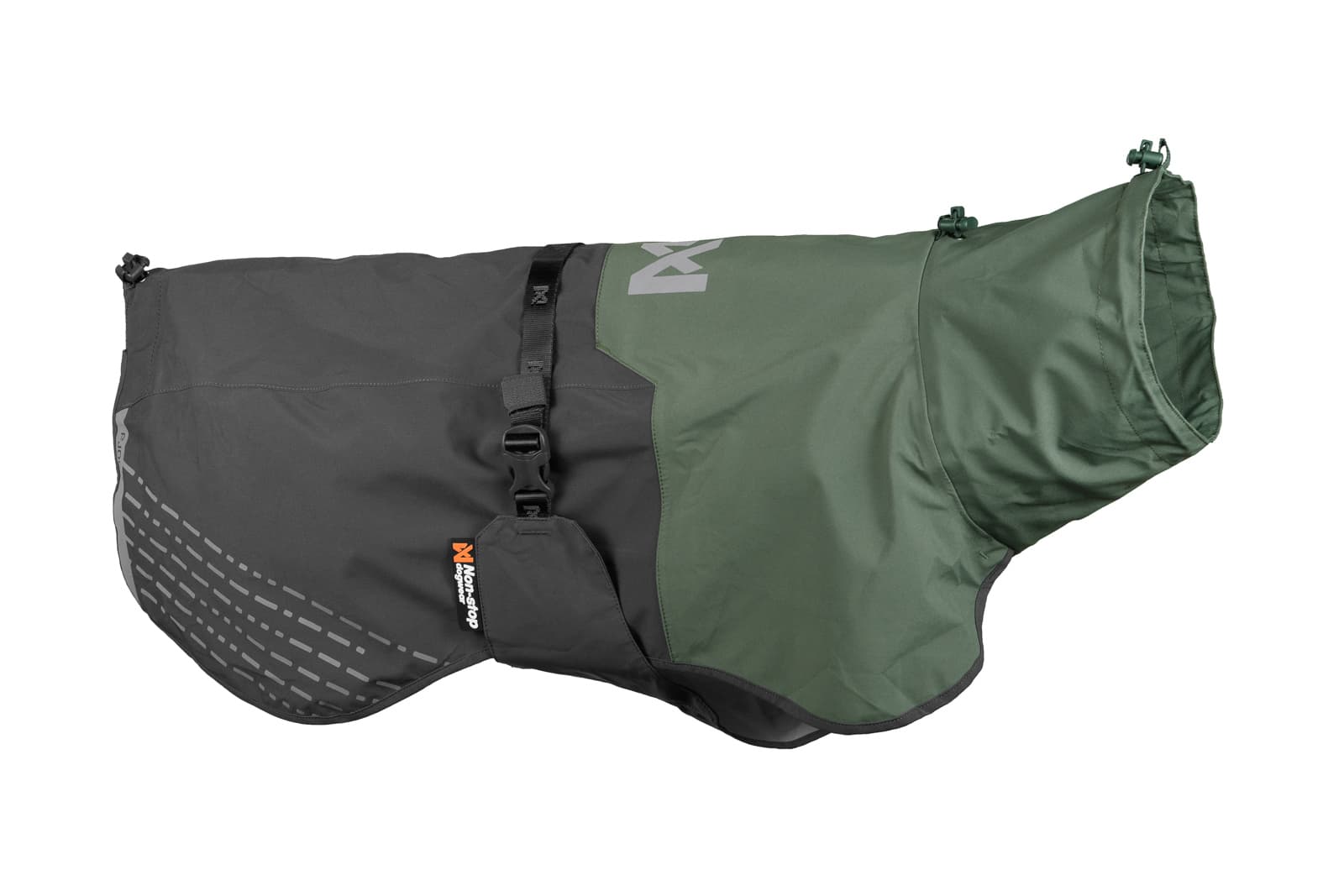 Fjord raincoat - green/gray