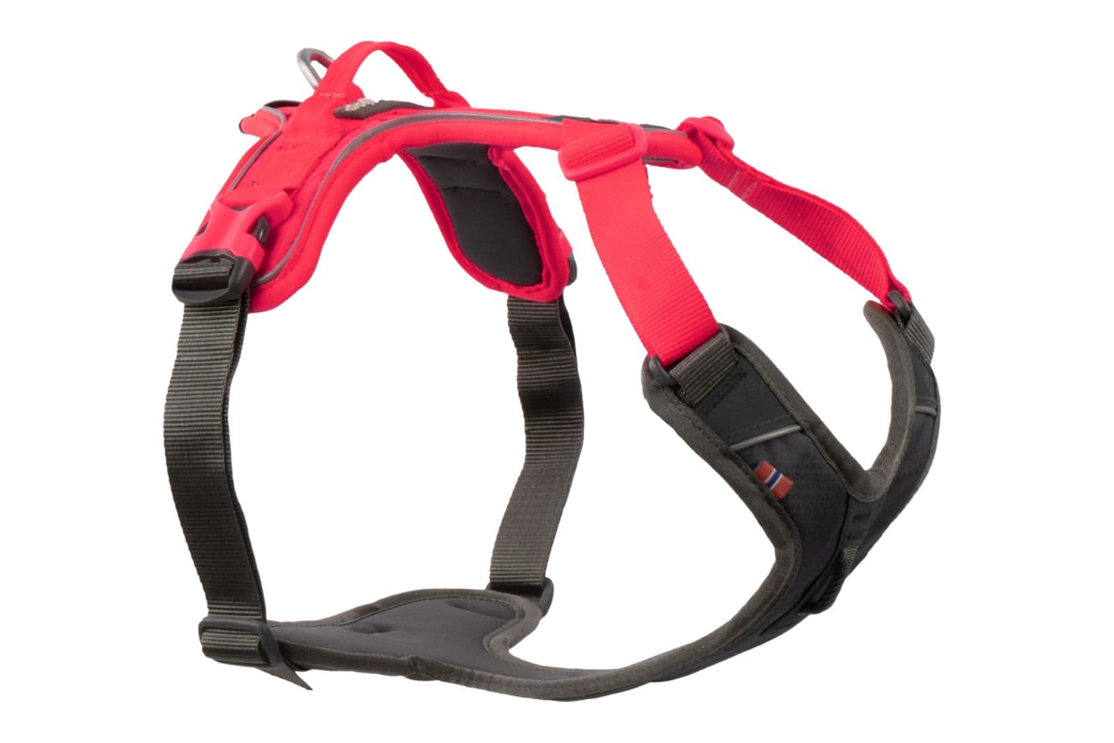 Ramble harness - black/pink