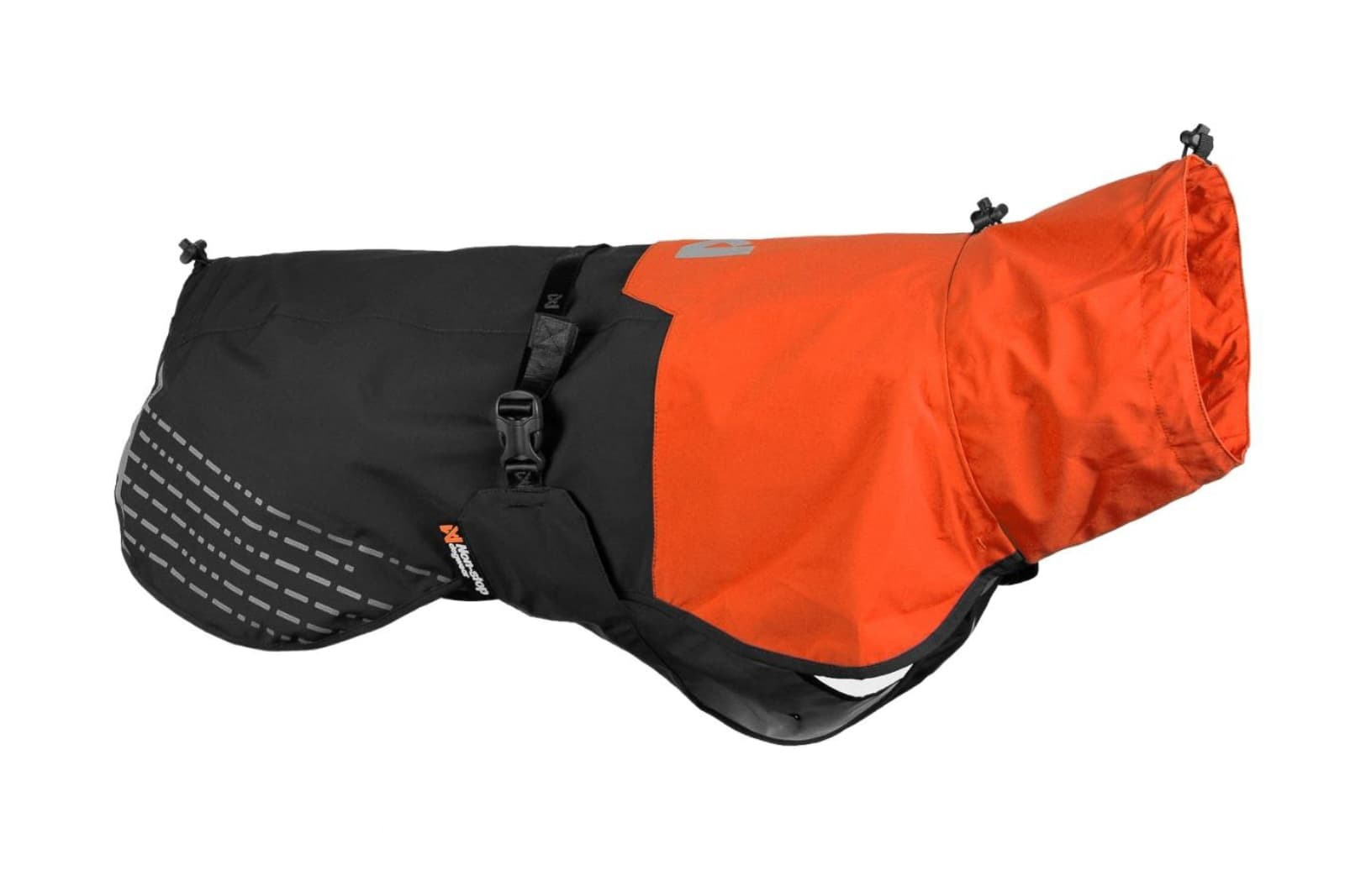 Fjord raincoat - black/orange