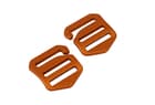 Aluminum buckle for Løype belt leg straps -